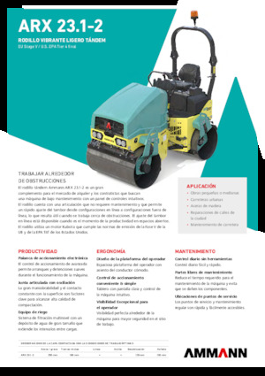 Tandem vibracijski valjci Ammann ARX 23.1-2