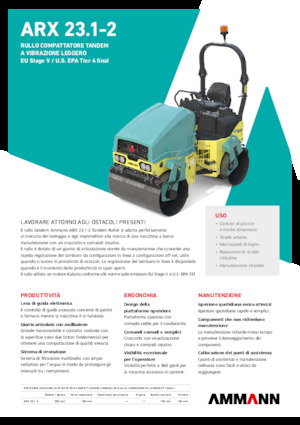 Tandem vibracijski valjci Ammann ARX 23.1-2