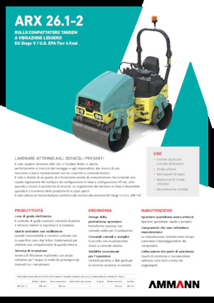 Tandem vibracijski valjci Ammann ARX 26.1-2
