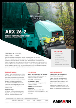 Tandem vibracijski valjci Ammann ARX 26-2