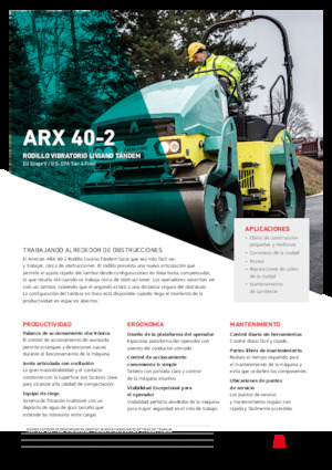 Tandem vibracijski valjci Ammann ARX 40 -2