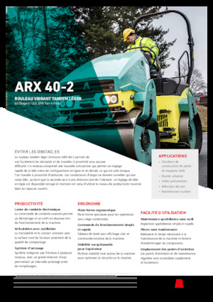 Tandem vibracijski valjci Ammann ARX 40-2