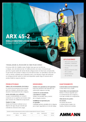 Tandem vibracijski valjci Ammann ARX 45-2