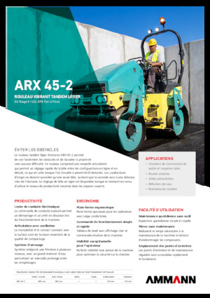 Tandem vibracijski valjci Ammann ARX 45-2
