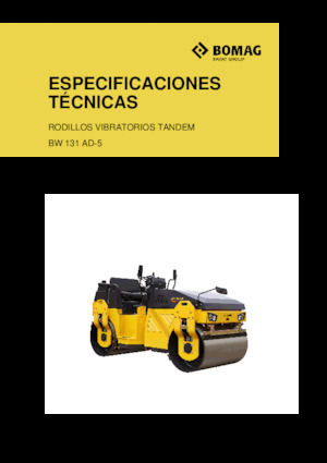 Tandem vibracijski valjci Bomag BW 131 AD-5