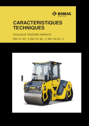 Tandem vibracijski valjci Bomag BW 151 AD-5