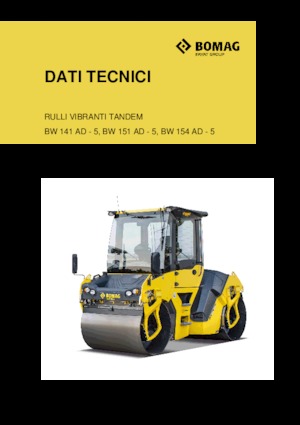 Tandem vibracijski valjci Bomag BW 151 AD-5