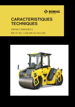 Tandem vibracijski valjci Bomag BW 161 AD-5 AM