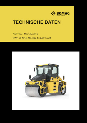 Tandem vibracijski valjci Bomag BW 174 AP-5 AM