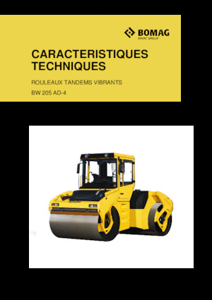 Tandem vibracijski valjci Bomag BW 205 AD-4