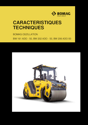 Tandem vibracijski valjci Bomag BW 206 ADO-50