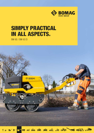 Tandem vibracijski valjci Bomag BW 65