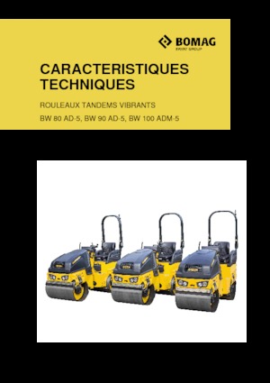 Tandem vibracijski valjci Bomag BW 100 ADM-5