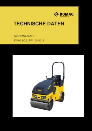 Tandem vibracijski valjci Bomag BW 90 SC-5