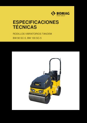 Tandem vibracijski valjci Bomag BW 100 SC-5