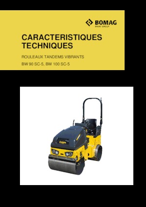Tandem vibracijski valjci Bomag BW 100 SC-5