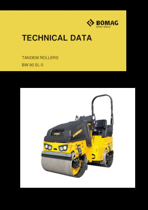 Tandem vibracijski valjci Bomag BW 90 SL-5