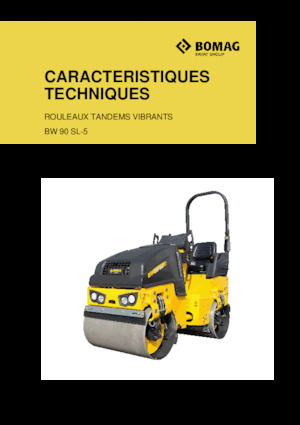 Tandem vibracijski valjci Bomag BW 90 SL-5