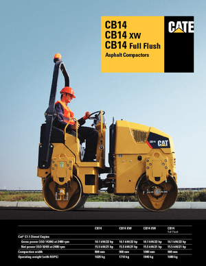 Tandem vibracijski valjci Caterpillar CB14