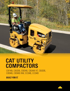 Tandem vibracijski valjci Caterpillar CB24B