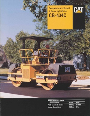 Tandem vibracijski valjci Caterpillar CB-434C