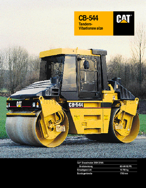 Tandem vibracijski valjci Caterpillar CB 544