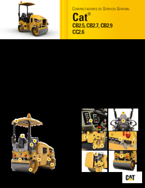 Tandem vibracijski valjci Caterpillar CB2.5