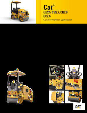 Tandem vibracijski valjci Caterpillar CB2.5