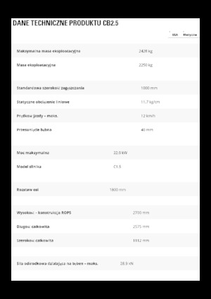 Tandem vibracijski valjci Caterpillar CB2.5