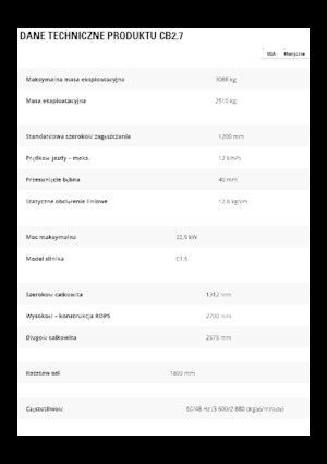 Tandem vibracijski valjci Caterpillar CB2.7
