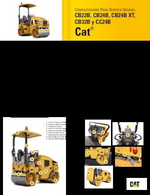 Tandem vibracijski valjci Caterpillar CB24B
