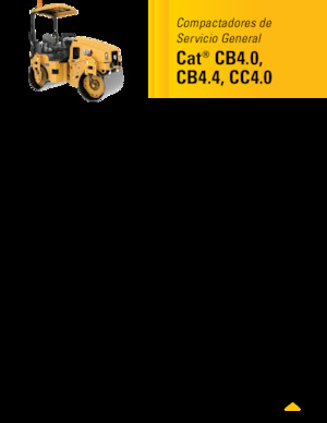 Tandem vibracijski valjci Caterpillar CC4.0