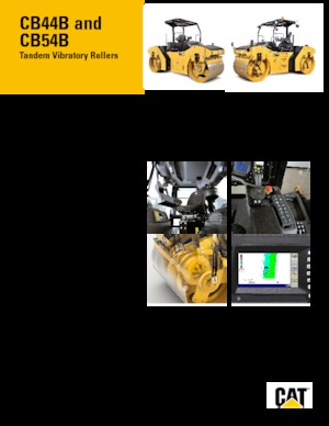 Tandem vibracijski valjci Caterpillar CB44B