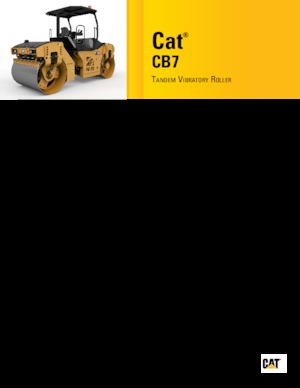 Tandem vibracijski valjci Caterpillar CB7