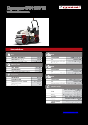 Tandem vibracijski valjci Dynapac CC 1100 VI