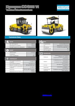 Tandem vibracijski valjci Dynapac CC 4000 VI