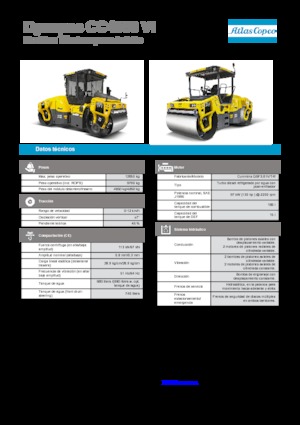 Tandem vibracijski valjci Dynapac CC 4000 VI