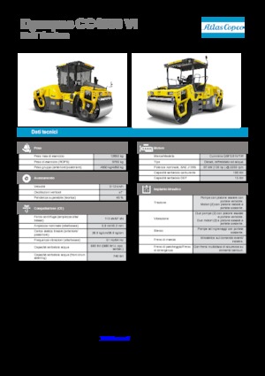 Tandem vibracijski valjci Dynapac CC 4000 VI