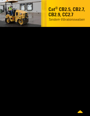 Tandem vibracijski valjci Caterpillar CC2.7
