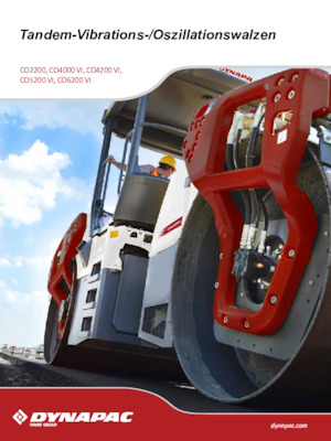 Tandem vibracijski valjci Dynapac CO 6200 VI