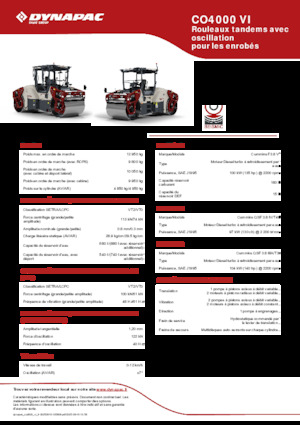 Tandem vibracijski valjci Dynapac CO4000 VI