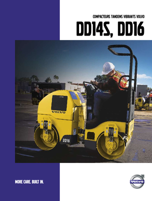 Tandem vibracijski valjci Volvo DD16