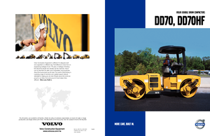 Tandem vibracijski valjci Volvo DD70