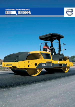 Tandem vibracijski valjci Volvo DD118HF