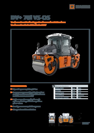 Tandem vibracijski valjci Hamm DV+ 70i VS-OS