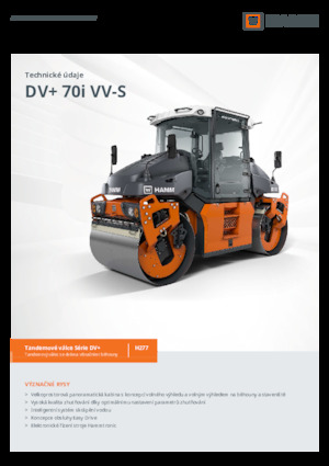 Tandem vibracijski valjci Hamm DV+ 70i VV-S