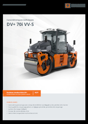 Tandem vibracijski valjci Hamm DV+ 70i VV-S