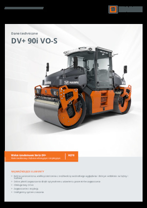 Tandem vibracijski valjci Hamm DV+ 90i VO-S