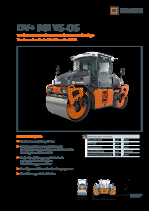 Tandem vibracijski valjci Hamm DV+ 90i VS-OS
