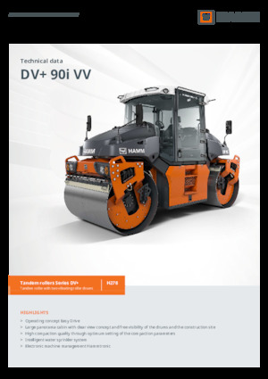 Tandem vibracijski valjci Hamm DV+ 90i VV